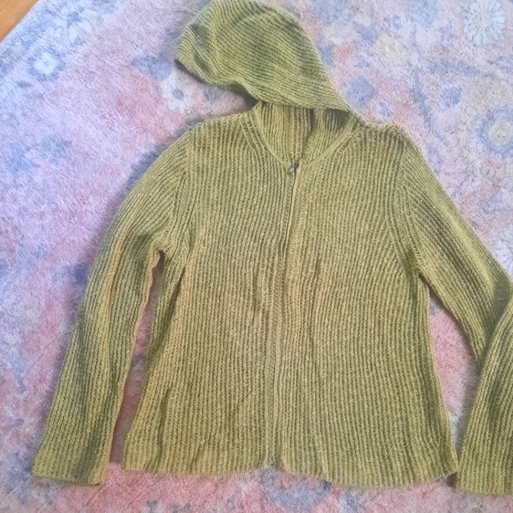 Loose knit cardigan